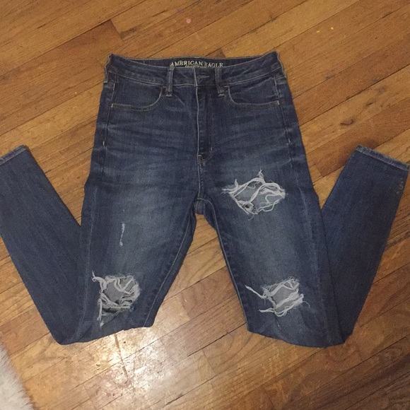 American Eagle high wasted strength denim jegging - Picture 2 of 6